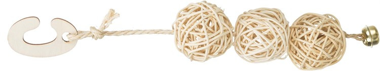 Fågelleksak Rottingbollar - Rottingkulor med Bjällra | Djurtyp - Fågel - Fågelns hem - Fågelleksaker och Aktivering | DogStyle