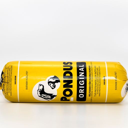 Pondus Original Svart Färskfoderkorv till Hund - 12x500g