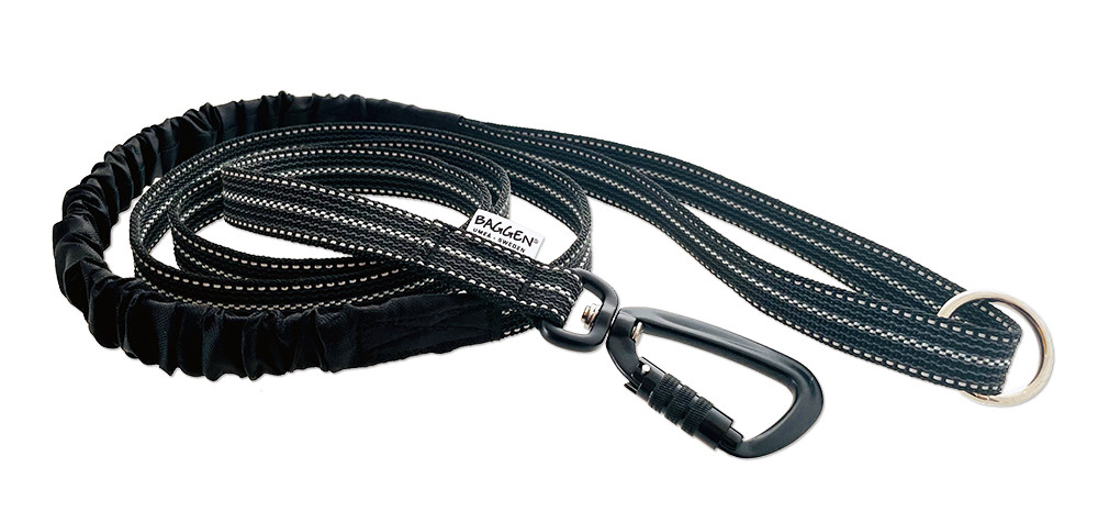 Expanderkoppel Reflex/Antiglid - 2,2m x 25mm grå/twistlock