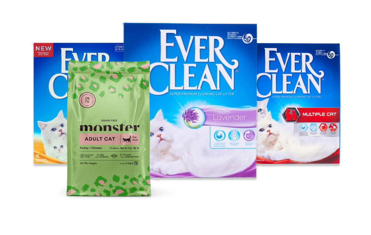 Ever Clean 10L + Gåva Monster 400g – Spring Garden