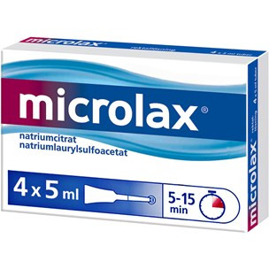 McNiel Microlax® Rektallösning. Tub – 4 x 5 ml