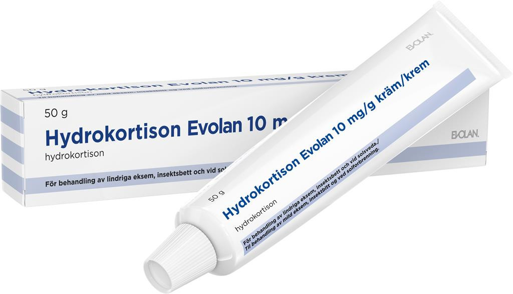 Hydrokortison Evolan 10mg/g Kräm – Tub 50 g.