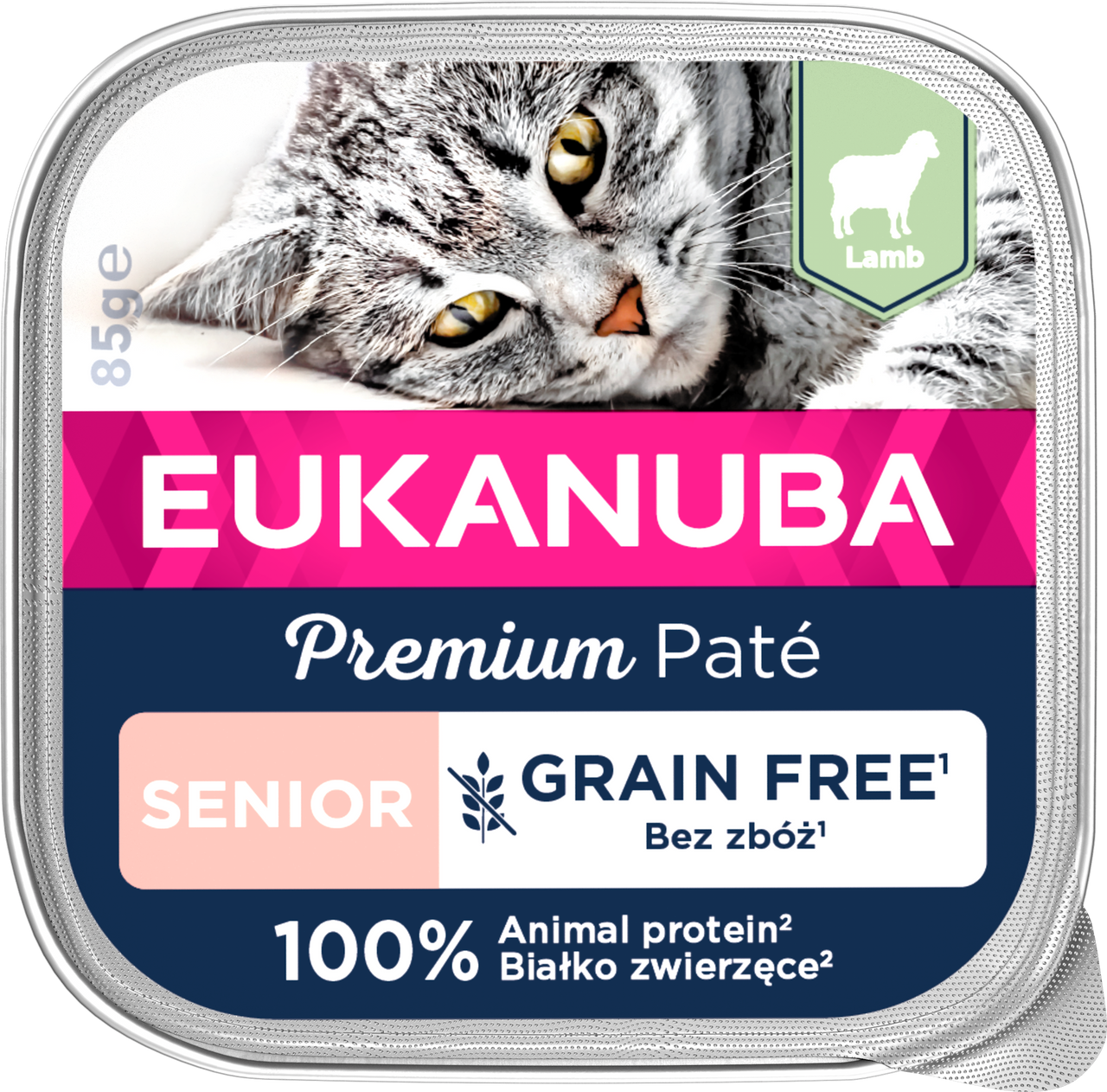 Grain Free Senior Lamb Paté Mono Kattfoder – 12 x 85 g