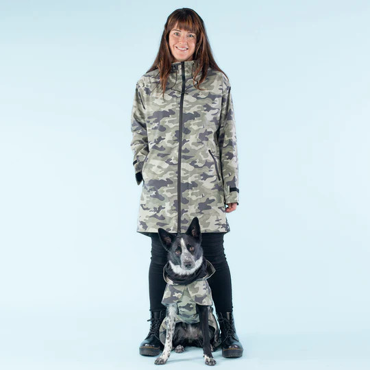 Reflekterande Regnjacka till matte, camo - S-M