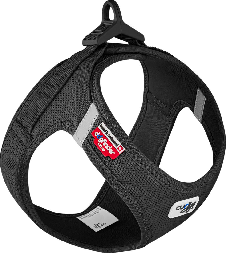 Clasp Vest Air Mesh Harness Sele till Hund, Black - 3XS