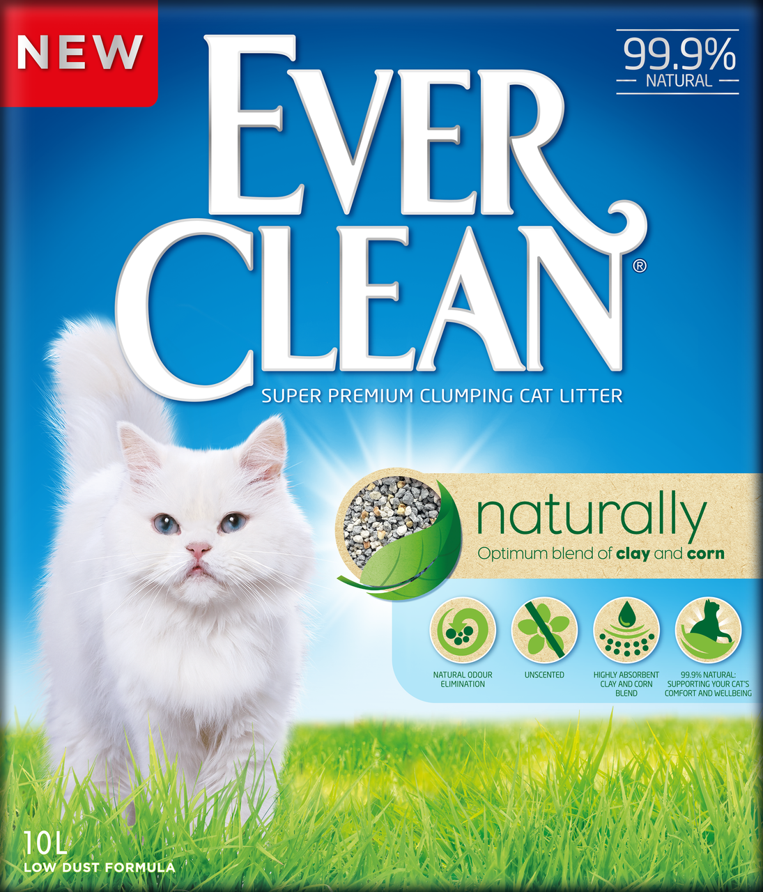 Ever Clean Naturally Kattsand – 10 L