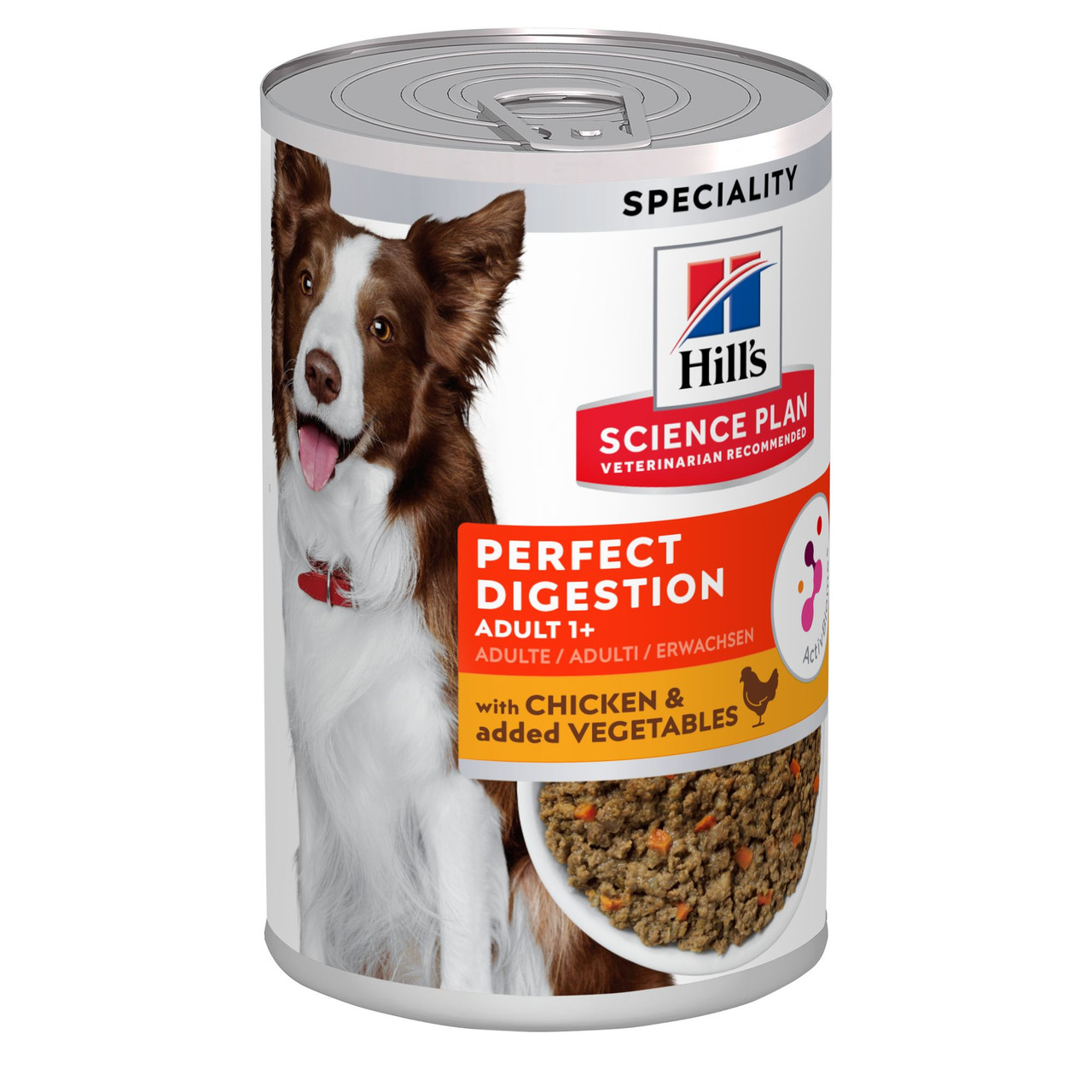 Perfect Digestion Adult 1+ Hundfoder med Kyckling och Tillsatta grönsaker – 12 st x 363 g