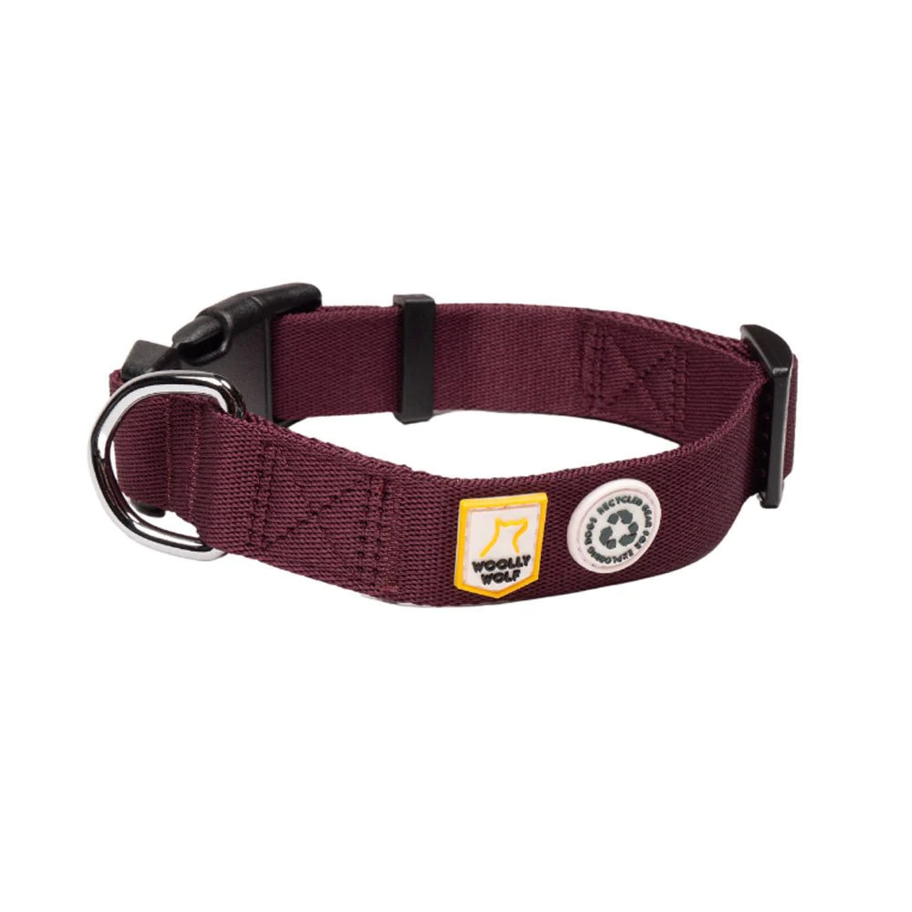 Woolly Wolf Halsband Juicy Plum – L