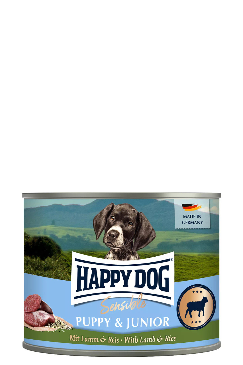 Sensible Puppy & Junior Lamm och Ris Våtfoder för hund - 6 x 200 g