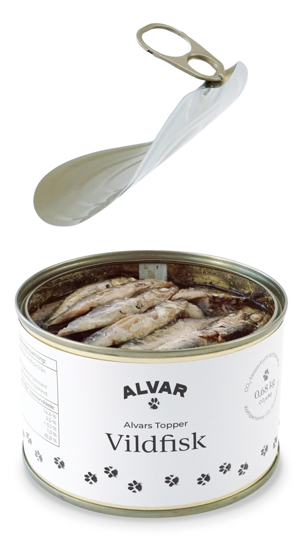 Alvar Pet Topper Vildfisk till Hund – 400 g