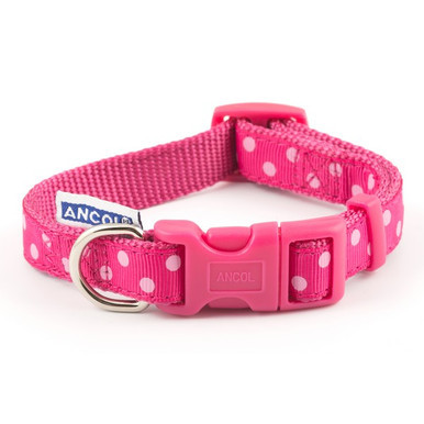 Vintage Polka Collar för hund – 20-30 cm