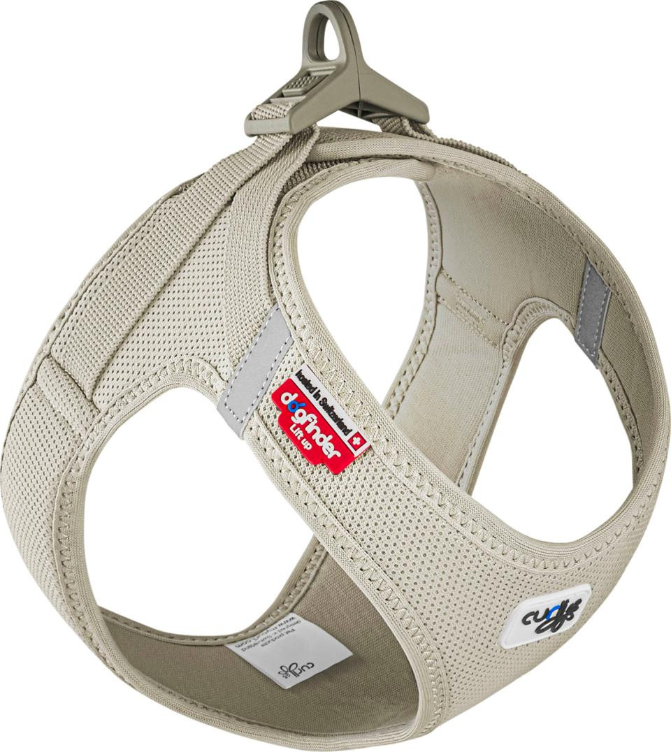 Clasp Vest Air Mesh Harness Sele till Hund, Beige - XS