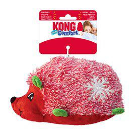 KONG Holiday Comfort Hedgehug Hundleksak – Röd Igelkott