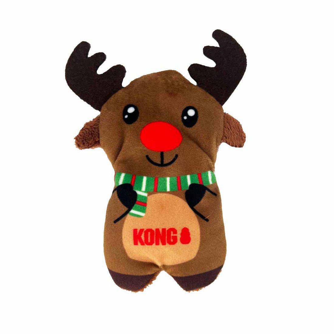 KONG Holiday Refillables Reindeer Kattleksak - Small