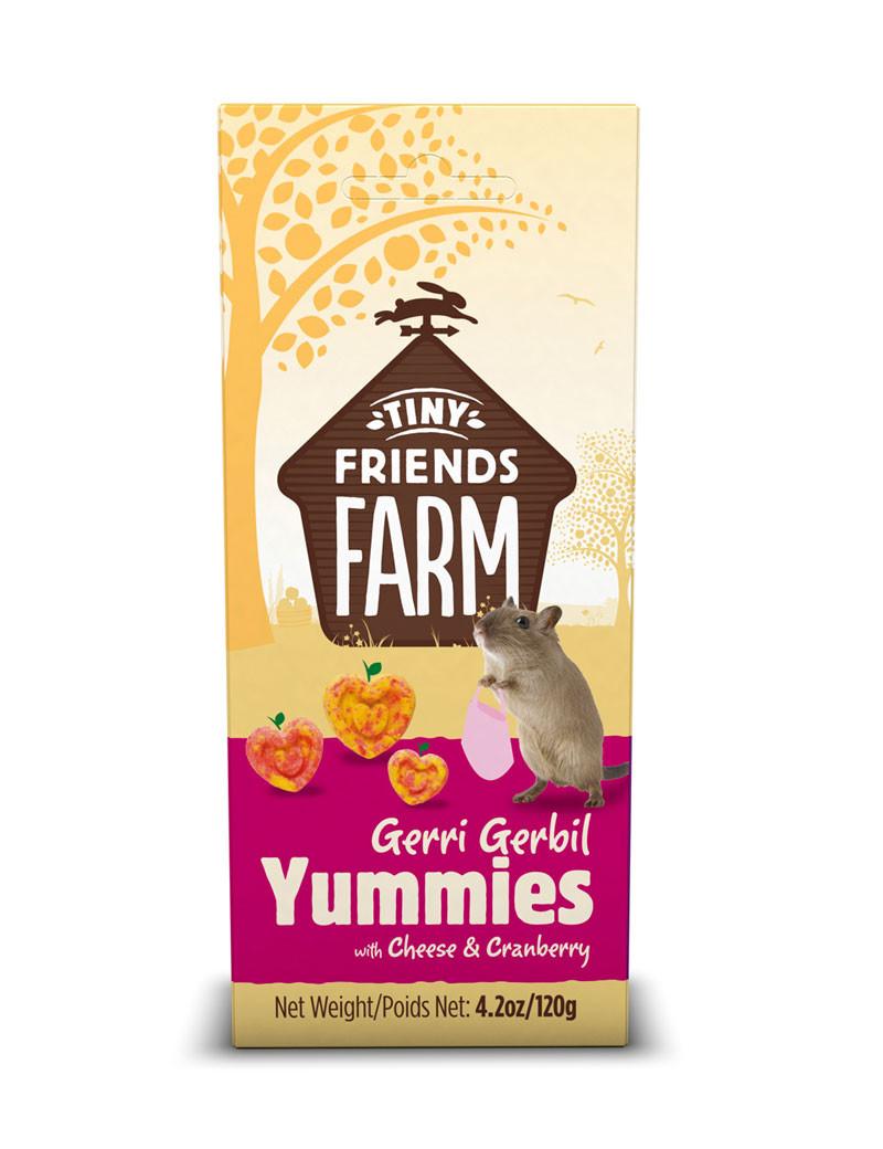 Gerri Gerbil Yummies Gnagargodis Bärsmak - 120 g