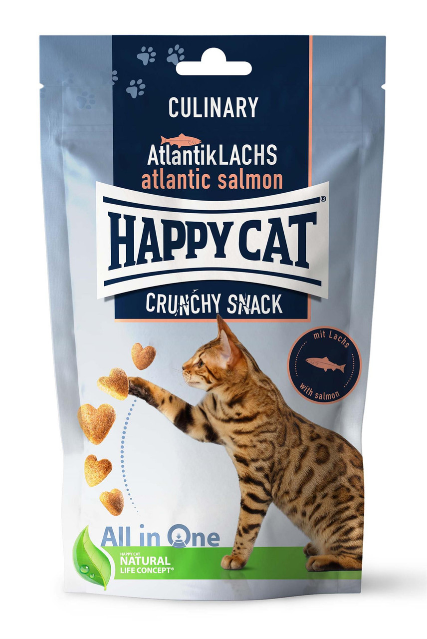 Crunchy Snack Lax & Ärtor Kattgodis - 100 g