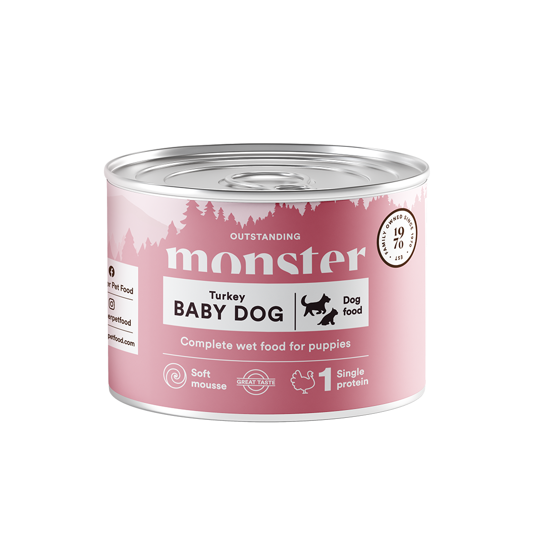 Monster Dog Baby Mousse Burk – 6 st x 190 g