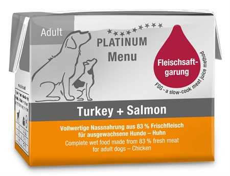 Adult Menu Turkey & Salmon Våtfoder till Hund – 12 x 90 g