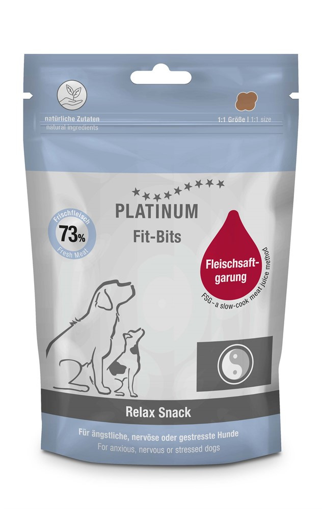 Platinum Adult Fit-Bits Relax Hundgodis – 120 g