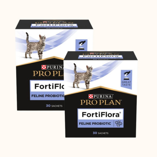 Fortiflora för Katt 2-Pack (Spara 119kr) – 30 st x 1 g