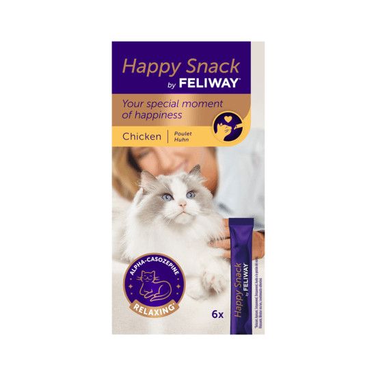 Happy Snack Stresslindrande Godis till Katt  – 6 x 15 g