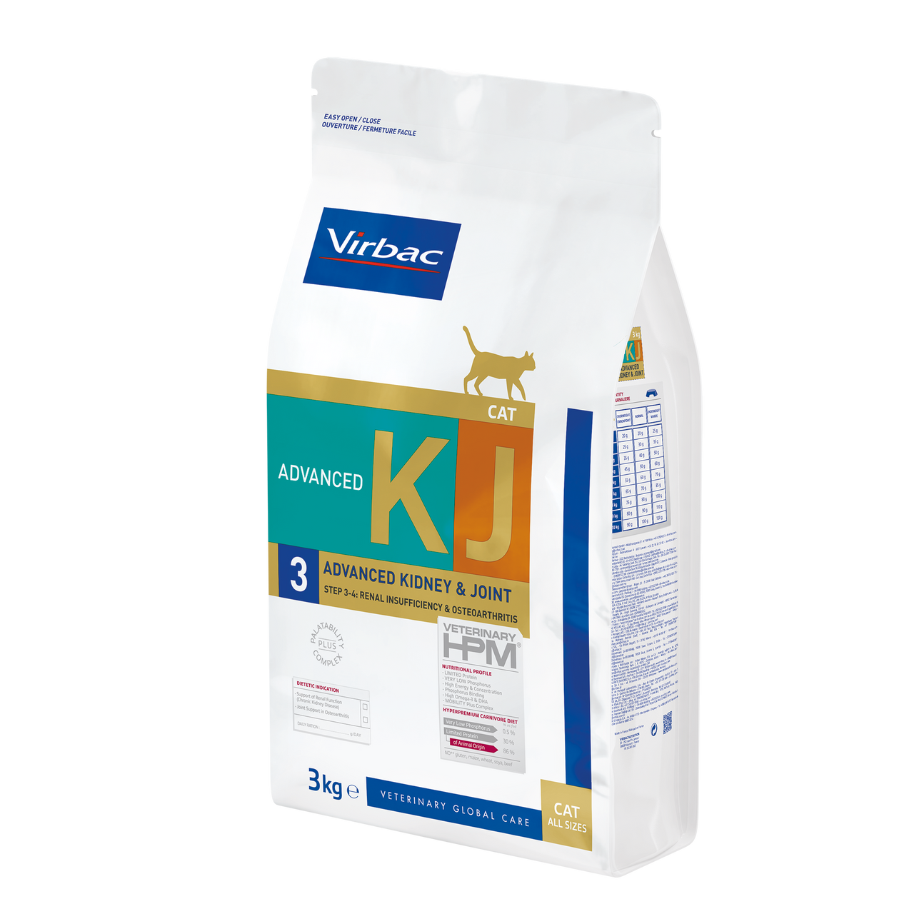 Hpm® Cat Kj3 Advanced Kidney & Joint Torrfoder till Katt - 3 kg
