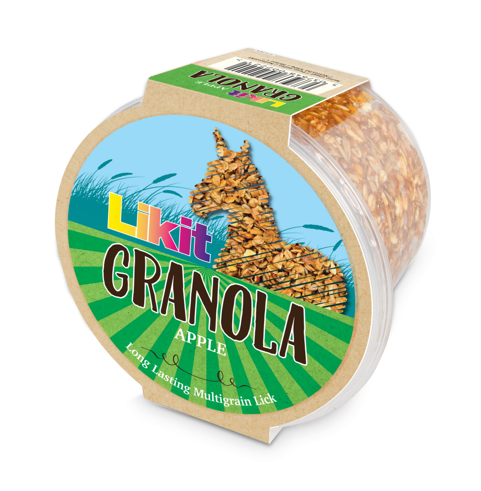 Likit Granola Slicksten till Häst  – Äpple