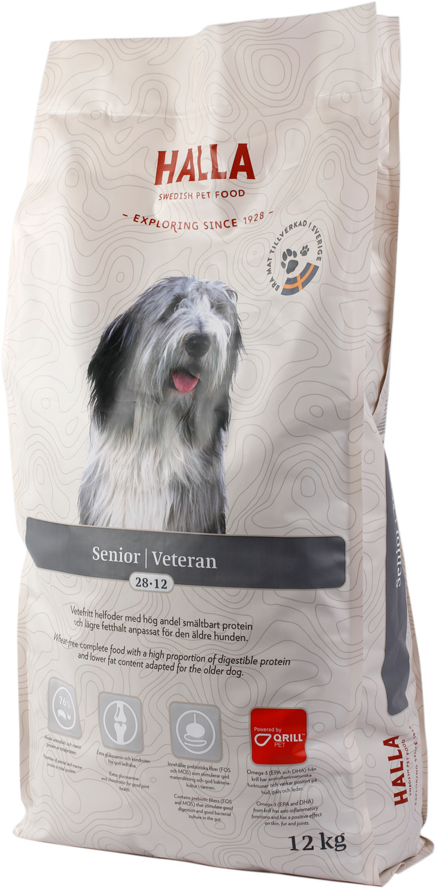 Senior Veteran Torrfoder till Hund  – 12 kg