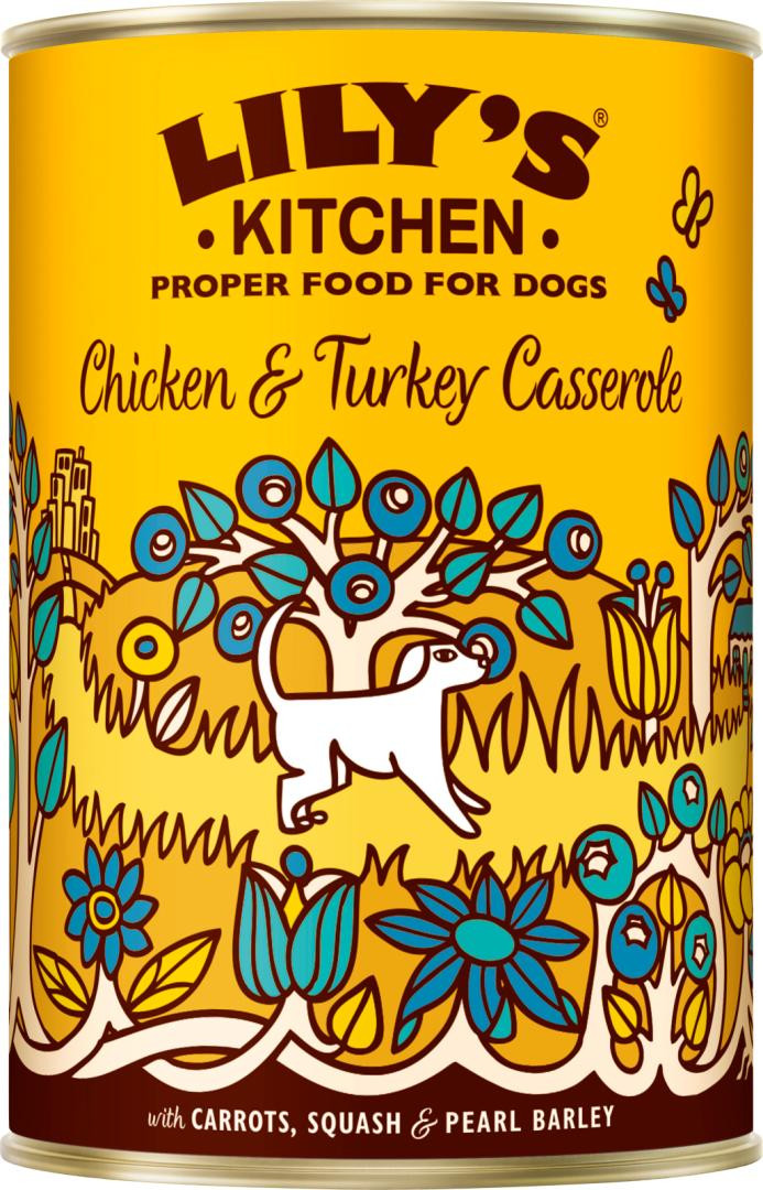 Chicken & Turkey Casserole Våtfoder för Hundar  – 6 x 400 g