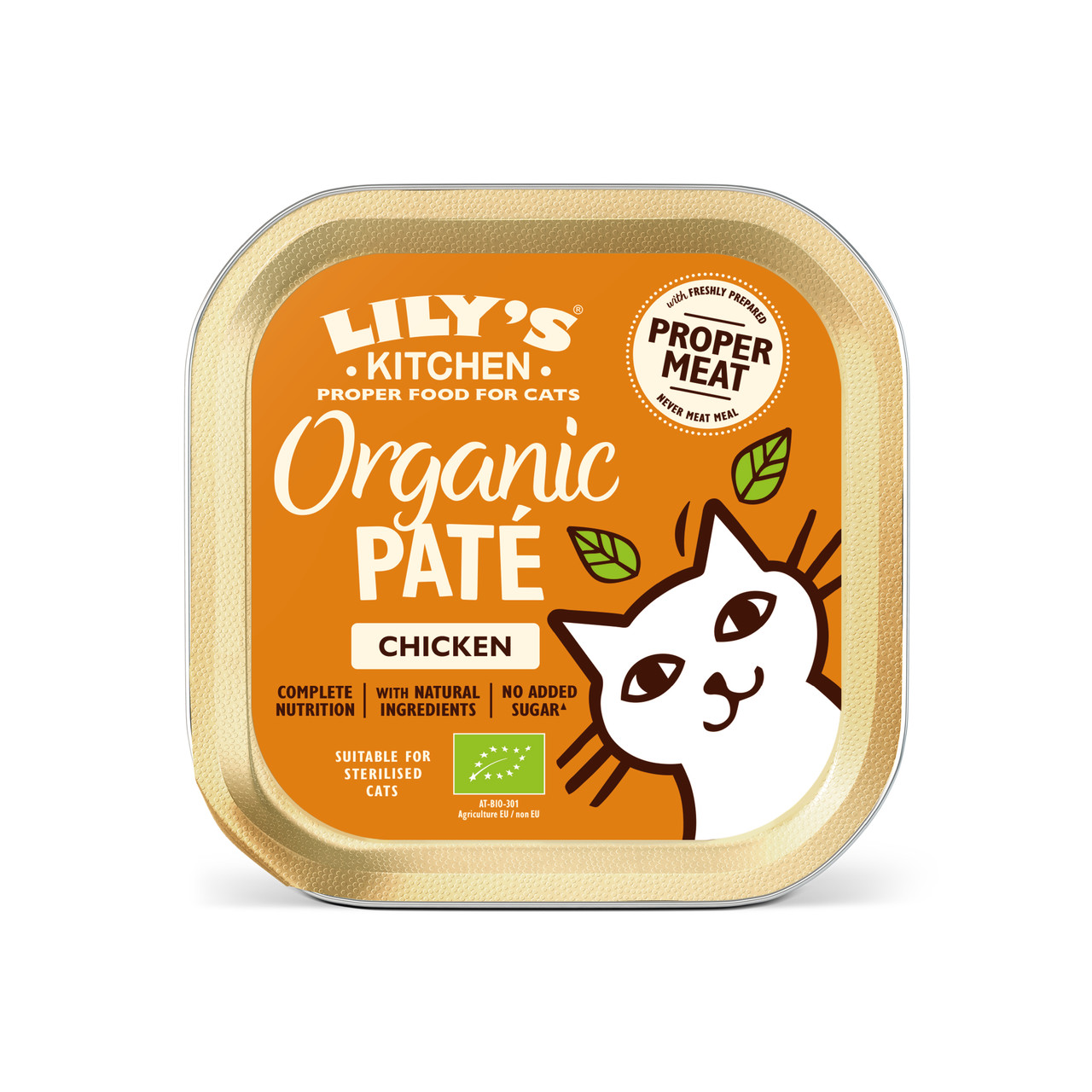 Organic Chicken Dinner Våtfoder för Katt - 19 x 85 g