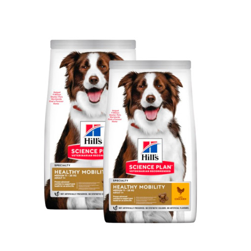 Köp 2 Adult Dog Healthy Mobility – Spara 20% – 14 kg x 2