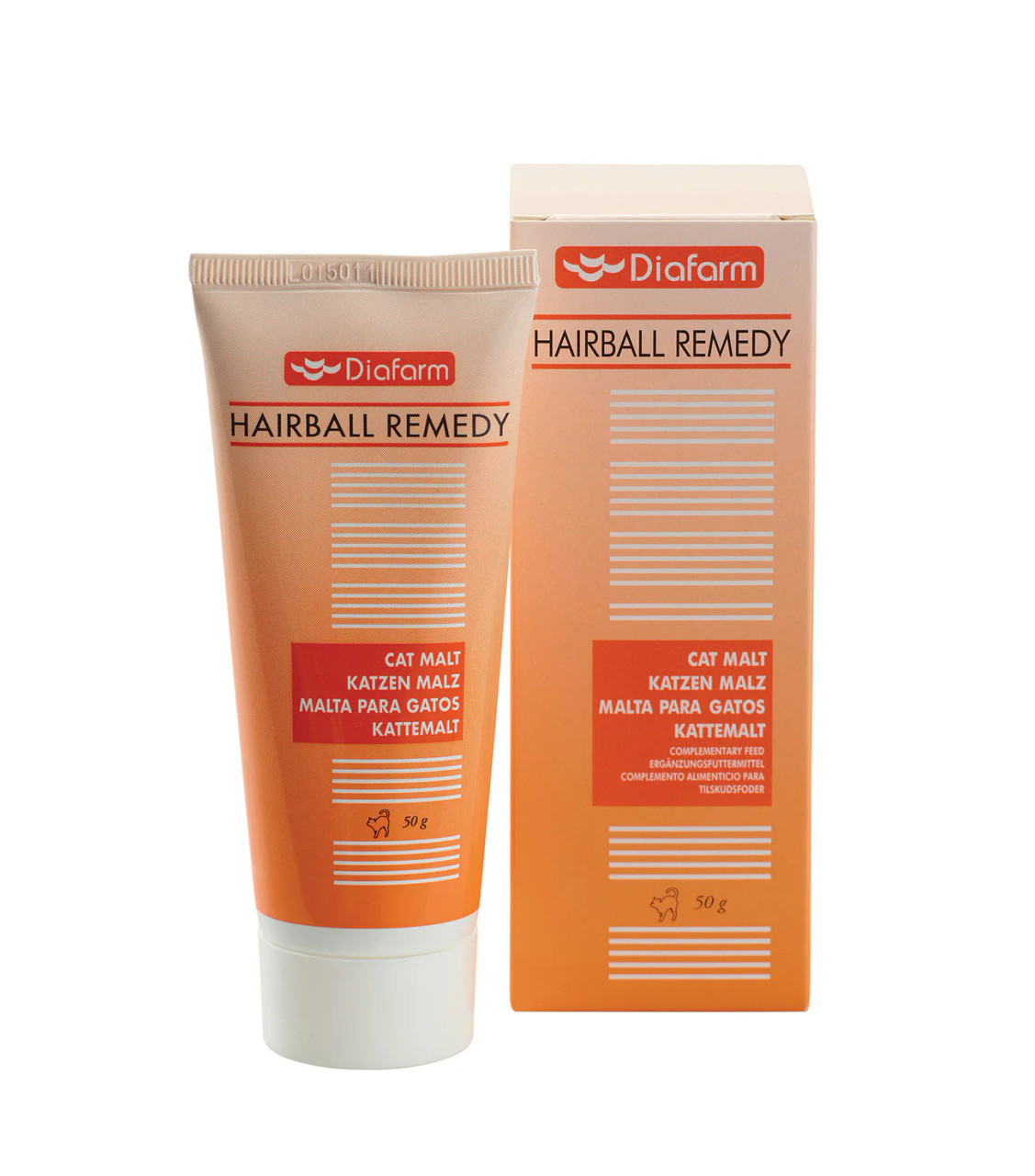 Kattmalt Hårbollstillskott - 50 g, Tub