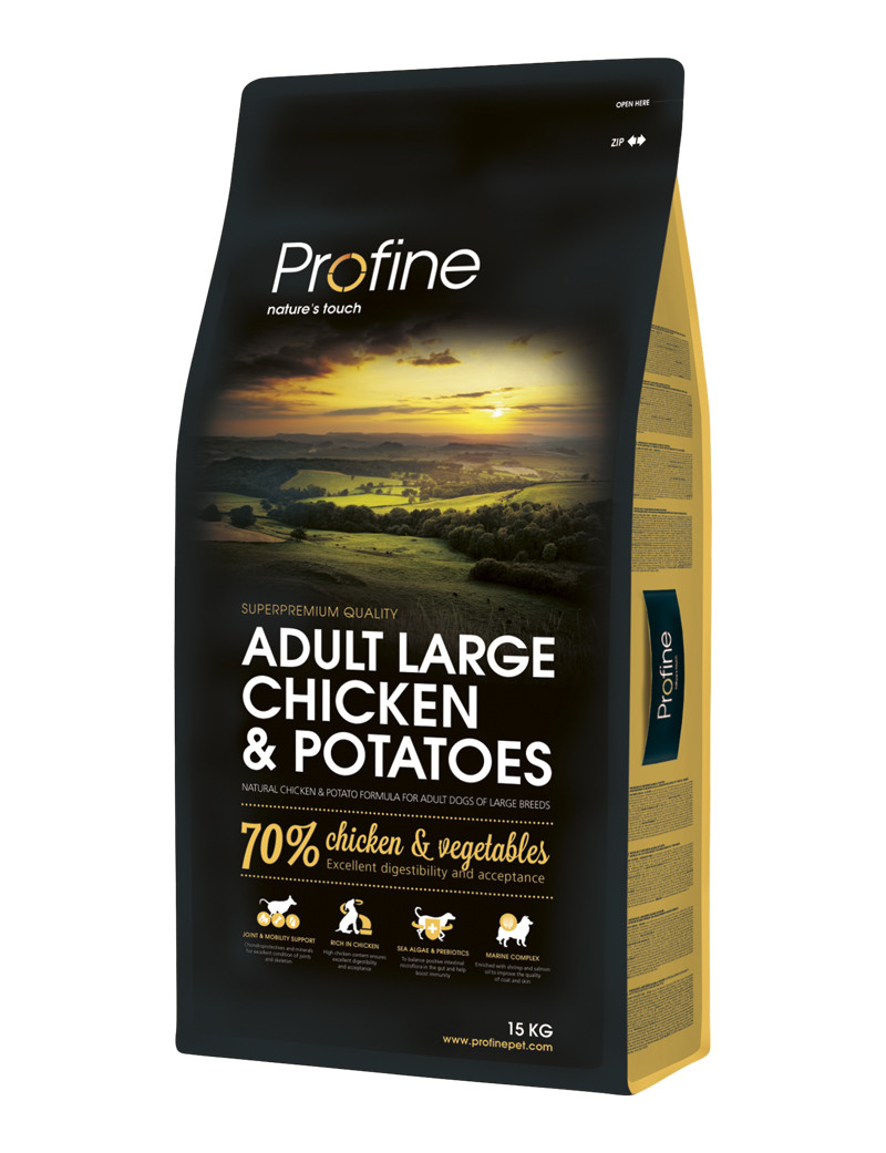 Dog Adult Large Chicken & Potatoes Torrfoder till Stora Hundar – 15 kg