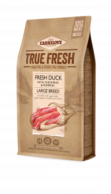 True Fresh Duck Large Adult Dogs Torrfoder för Stora Hundar – 11,4 kg