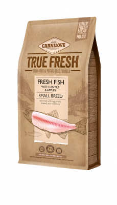 True Fresh Fish Adult Small Breed Torrfoder för Små Hundar  - 4 kg