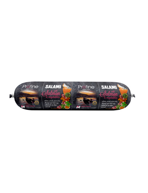 Salami Salmon with Vegetables Köttkorv till Hund - 12 x 800 g