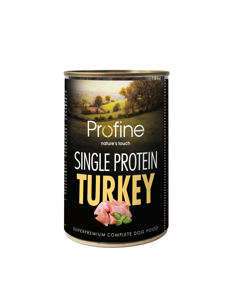 Single Protein Turkey Våtfoder till Hund - 6 x 400 g