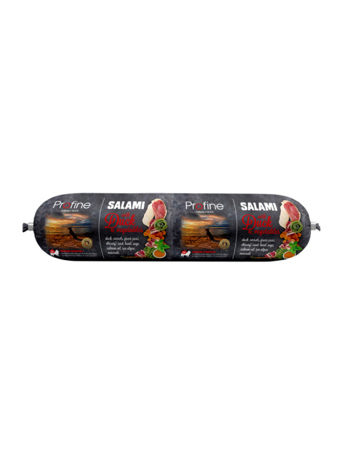 Salami Duck with Vegetables Köttkorv till Hund – 12 x 800 g