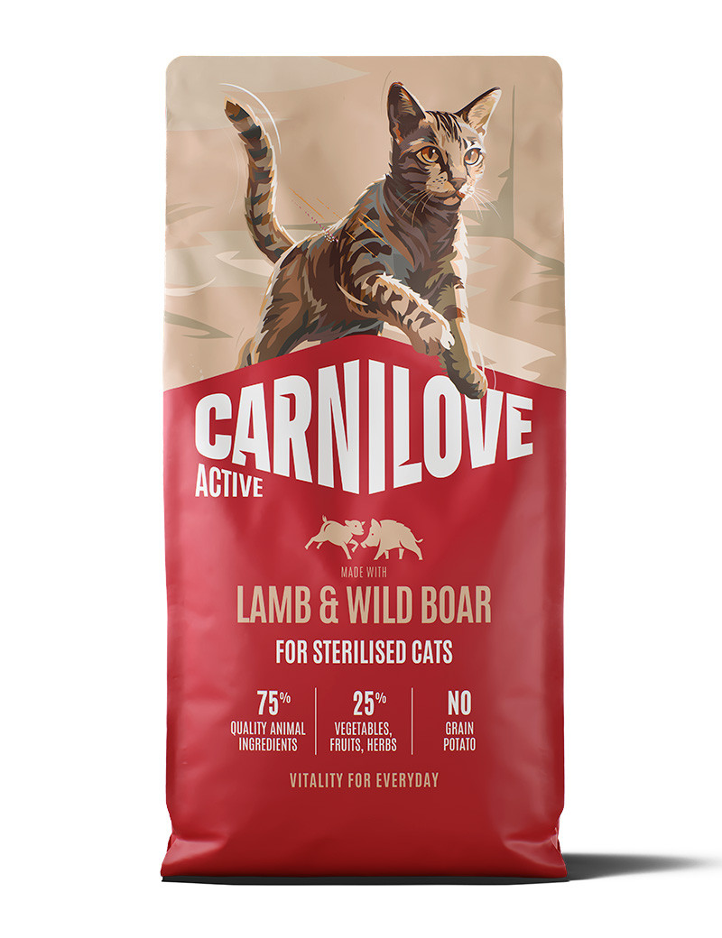 Lamb & Wild Boar Sterilised Torrfoder för Katt - 6 kg | Djurtyp - Katt - Kattmat - Torrfoder | DogStyle