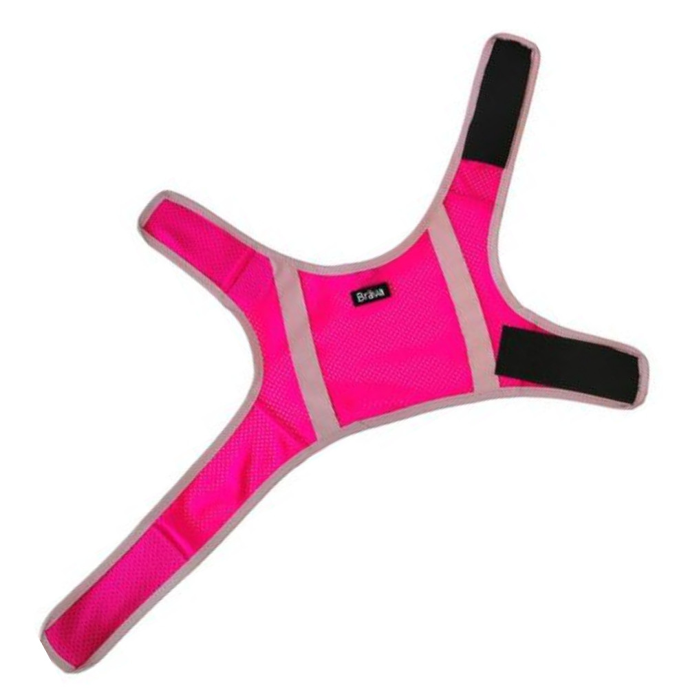 Atte Attention reflexväst till hund - Neonrosa / L