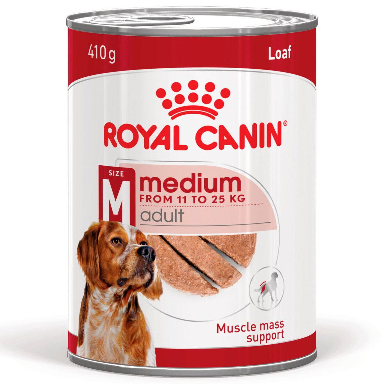 Medium Adult Loaf Can V&aring;tfoder till Mellanstora Hundar - 12 x 410 g