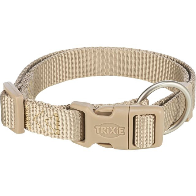 Premium halsband för Hund - L-XL / Sand
