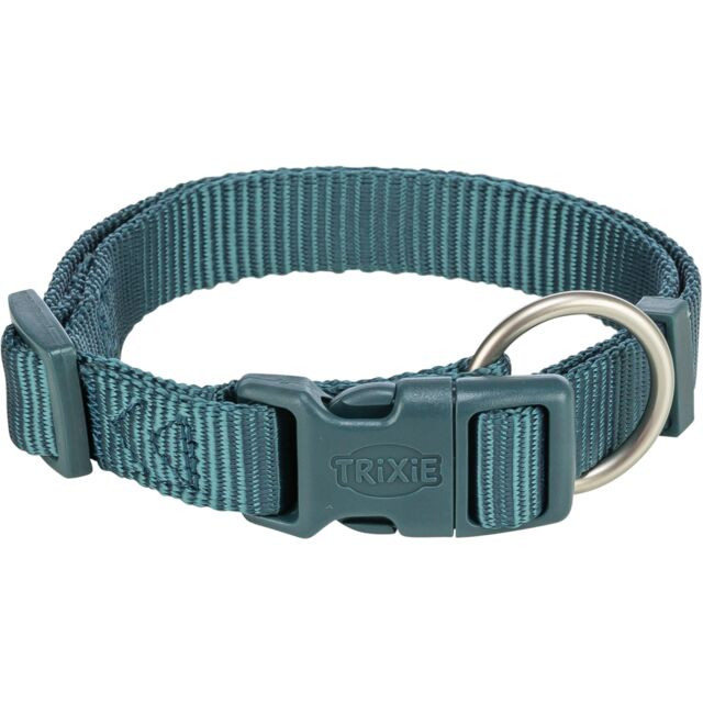 Premium halsband för Hund - S-M / Petrol | Djurtyp - Hund - Promenad - Halsband, Koppel och Selar - Halsband | DogStyle