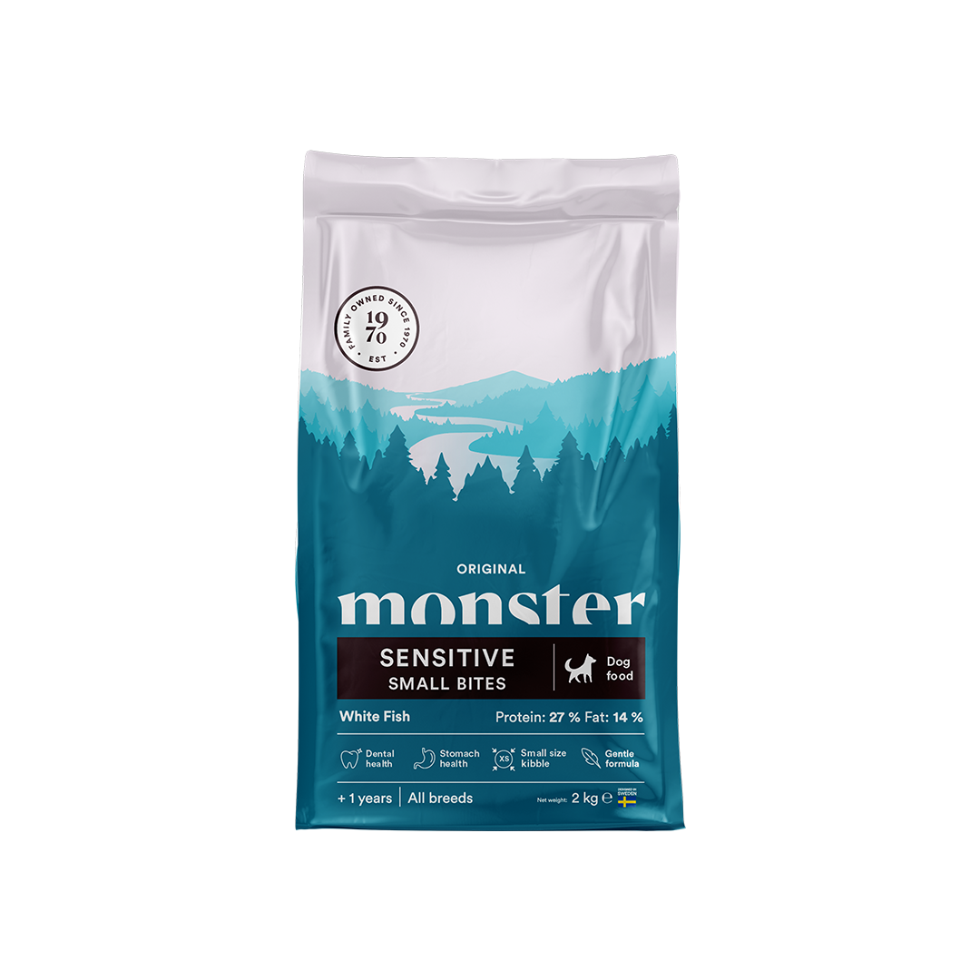 Dog Original Sensitive White Fish Small Bites hundfoder - 2 kg