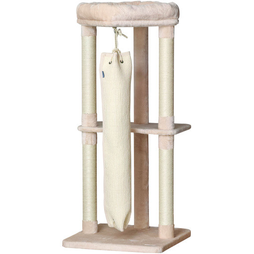 Klösmöbel med Klättersäck och Liggplats - Beige