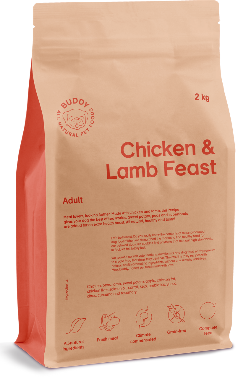 Chicken & Lamb Feast Torrfoder för Hund - 2 kg