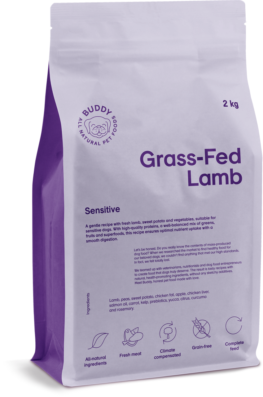 Grass-Fed Lamb Torrfoder för Hund - 17 kg
