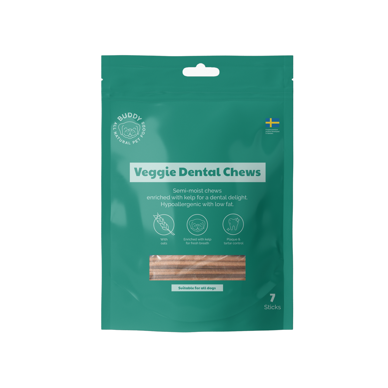 Dental Stick för Hund Berikad med Kelp  - 7 st