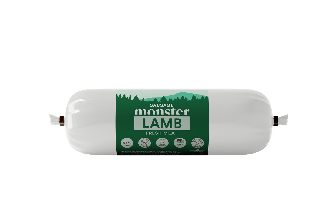 Dog Sausage Lamb Hundfoder - 12 x 200 g