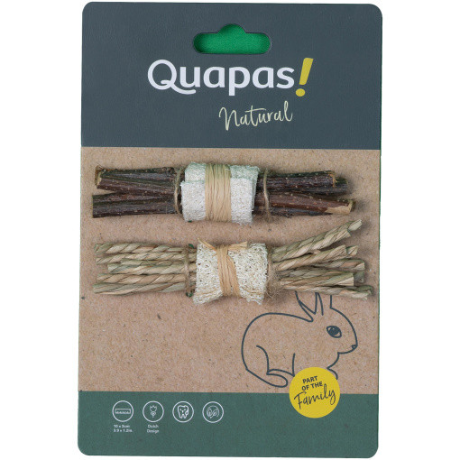 Smådjursleksak pinne av äppleträd – 2-pack